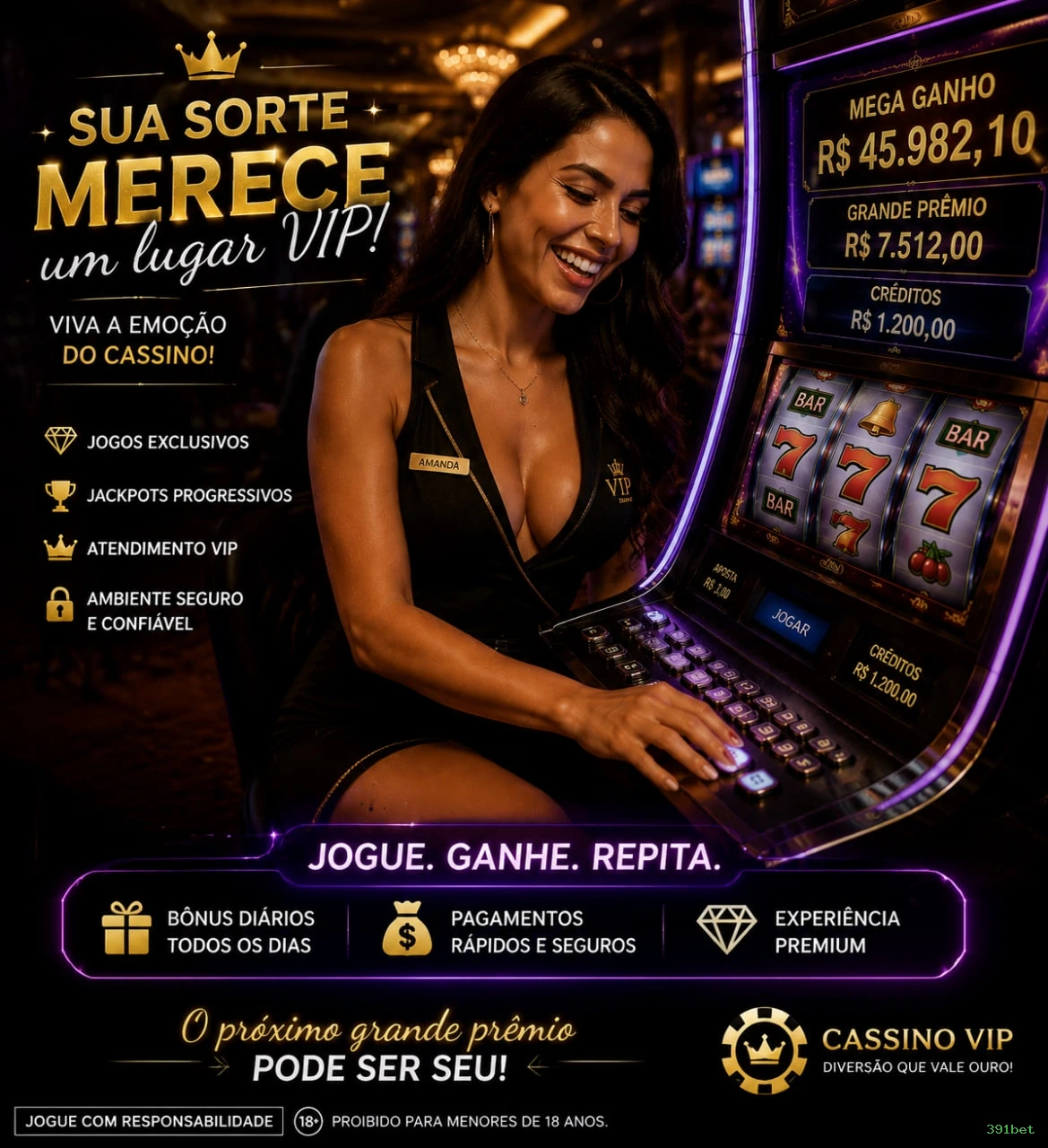 Depósito PIX 391bet
